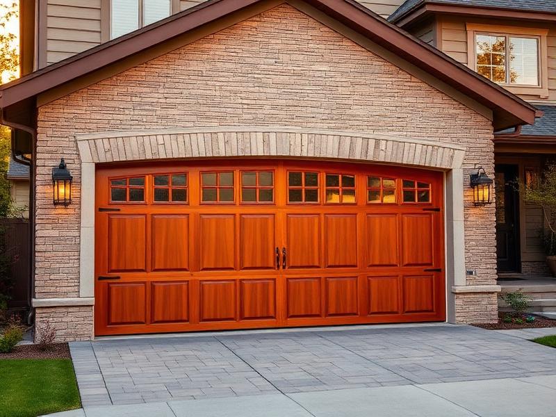 Beautiful carriage-style garage door installation in South Easton